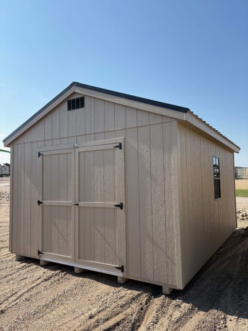 12'x16' Economy Ranch Gable Wood Shed