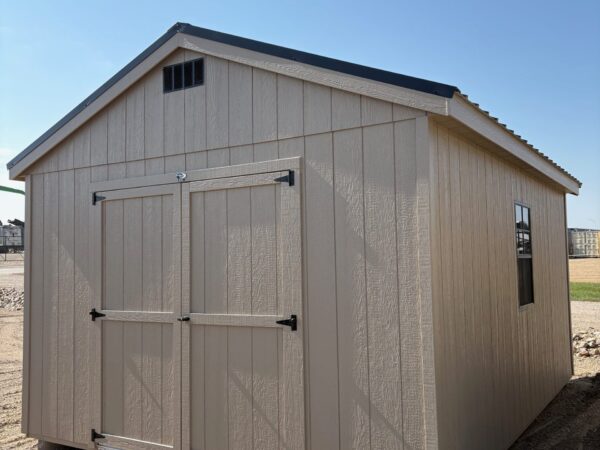 12'x16' Economy Ranch Gable Wood Shed