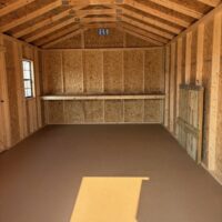 12'x20' Economy Ranch Gable Wood Shed