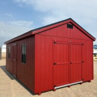 12'x20' Economy Ranch Gable Wood Shed