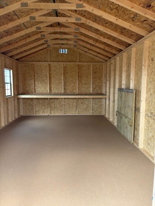 12'x20' Economy Ranch Gable Wood Shed