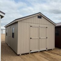 12'x20' Economy Ranch Gable Wood Shed
