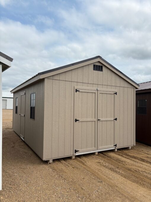 12'x20' Economy Ranch Gable Wood Shed