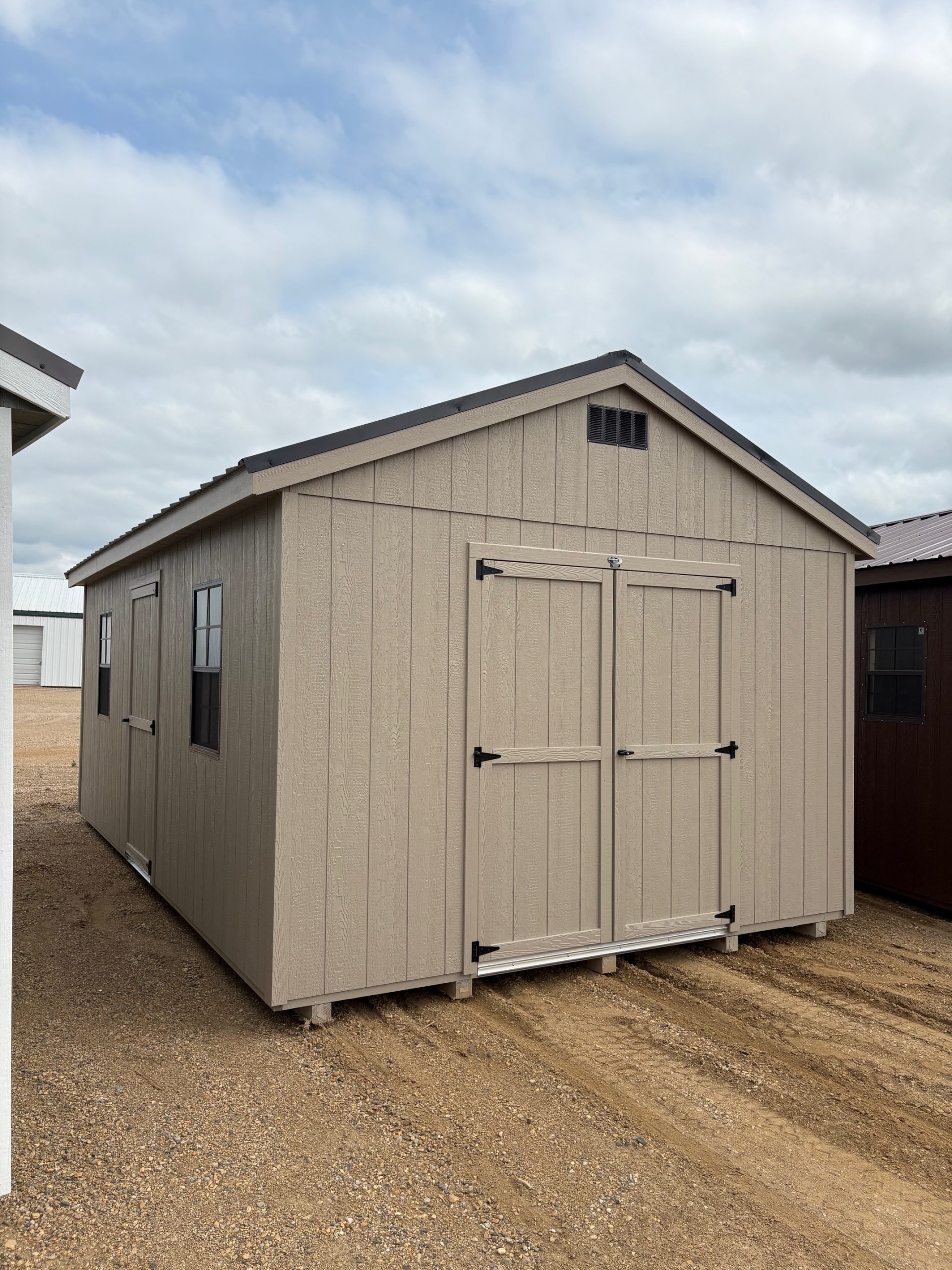 12'x20' Economy Ranch Gable Wood Shed For Sale| #65682