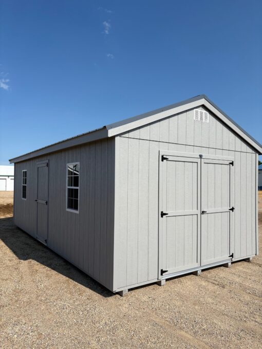 12'x24' Economy Ranch Gable Wood Shed