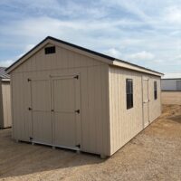 12'x24' Economy Ranch Gable Wood Shed