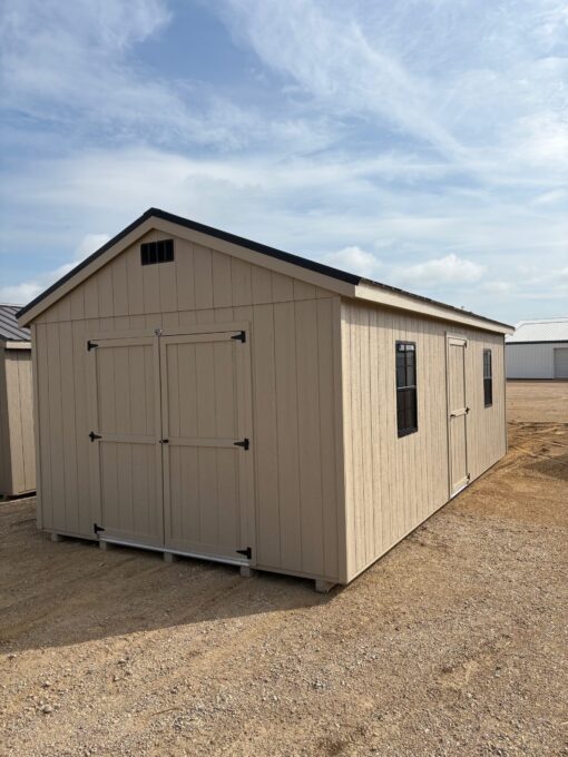 12'x24' Economy Ranch Gable Wood Shed