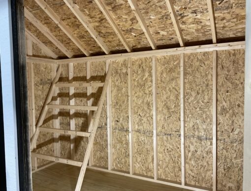 8'x12' Quaker Gable Wood Panel Chicken Coop