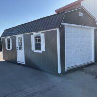 12'x24' High Barn Wood Panel Garage