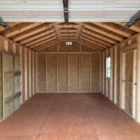 12'x24' Economy Ranch Wood Panel Garage