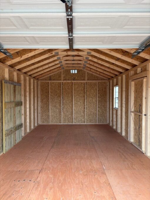 12'x24' Economy Ranch Wood Panel Garage