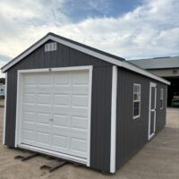 12'x24' Economy Ranch Wood Panel Garage