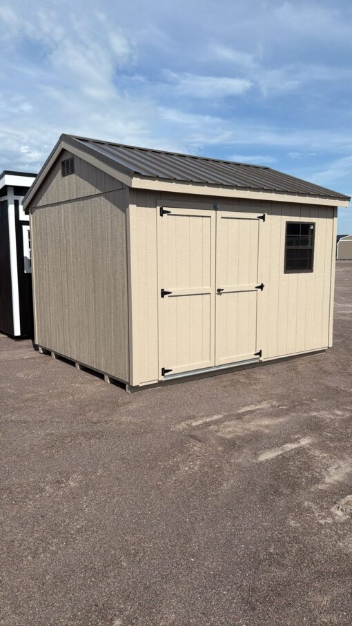 10'x12' Economy Ranch Gable Wood Shed