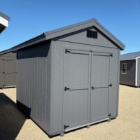 8'x10' Economy Ranch Gable Wood Shed