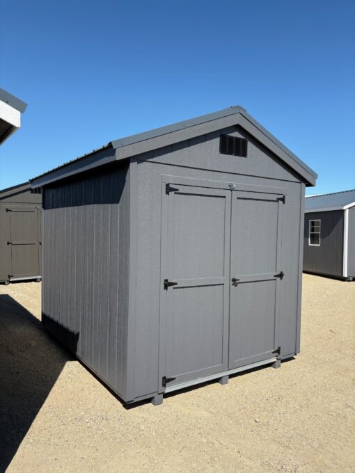 8'x10' Economy Ranch Gable Wood Shed