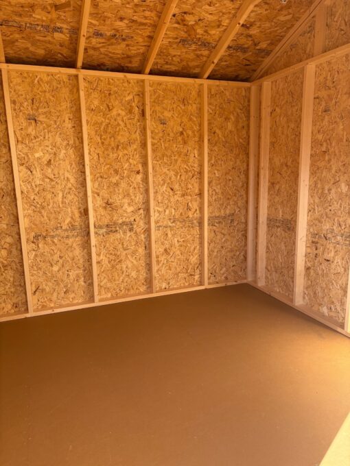 10'x12' Economy Ranch Gable Wood Shed