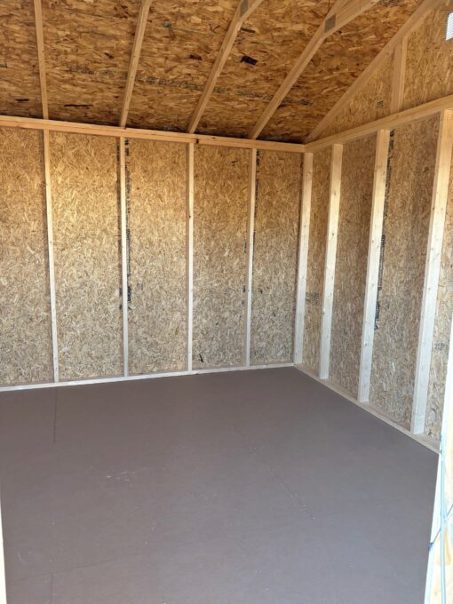 12'x16' Economy Ranch Gable Wood Shed