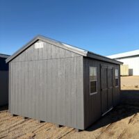 12'x16' Economy Ranch Gable Wood Shed