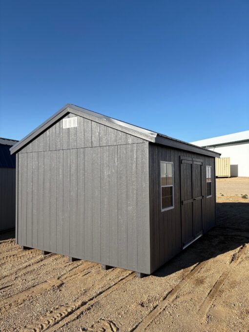 12'x16' Economy Ranch Gable Wood Shed