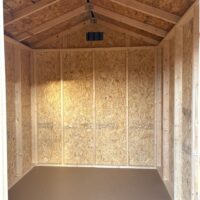 8'x10' Economy Ranch Gable Wood Shed