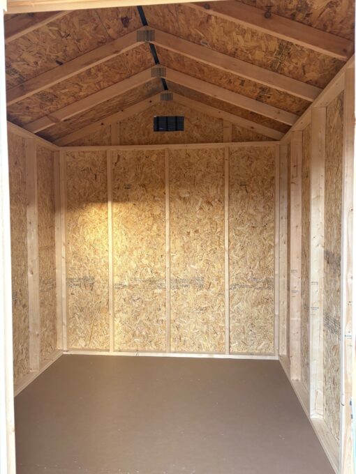 8'x10' Economy Ranch Gable Wood Shed