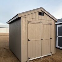8'x10' Economy Ranch Gable Wood Shed