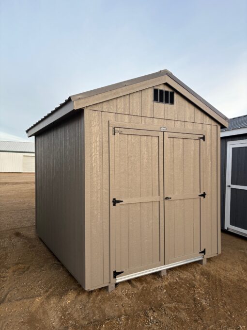 8'x10' Economy Ranch Gable Wood Shed