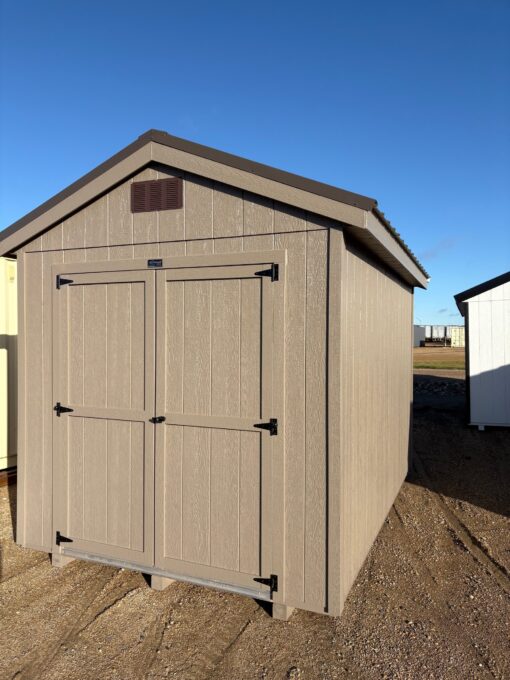 8'x12' Economy Ranch Gable Wood Shed