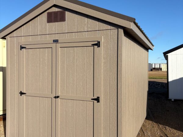 8'x12' Economy Ranch Gable Wood Shed