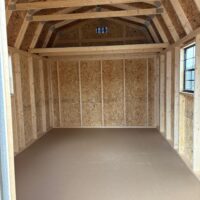 10'x16' Economy High Barn Wood Shed