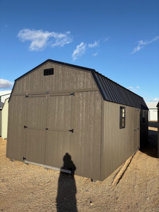 12'x24' Economy High Barn Wood Shed