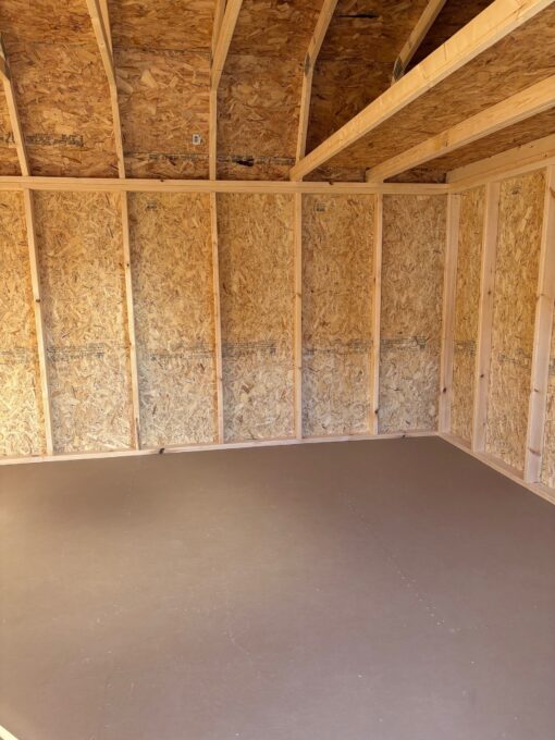 12'x16' Economy High Barn Wood Shed