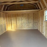 12'x16' Economy High Barn Wood Shed