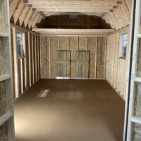 10'x16' High Barn Wood Panel Shed