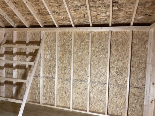 8'x12' Quaker Gable Wood Panel Chicken Coop