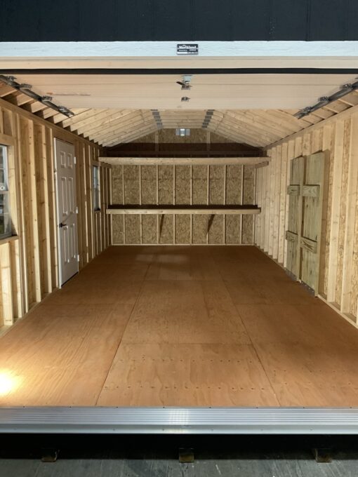 12'x24' Ranch Gable Wood Panel Garage