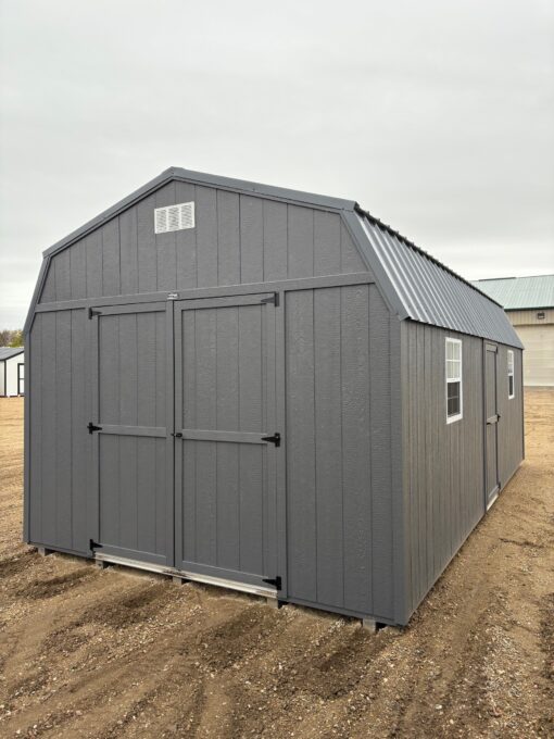 12'x24' Economy High Barn Wood Shed