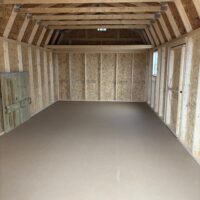 12'x24' Economy High Barn Wood Shed