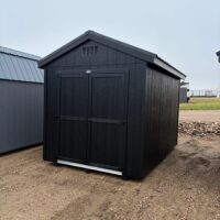 8'x12' Economy Ranch Gable Wood Shed