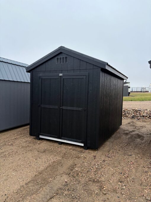 8'x12' Economy Ranch Gable Wood Shed