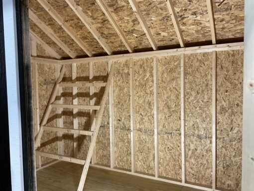 8'x12' Quaker Gable Wood Panel Chicken Coop