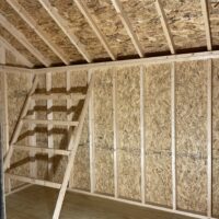 8'x12' Quaker Gable Wood Panel Chicken Coop