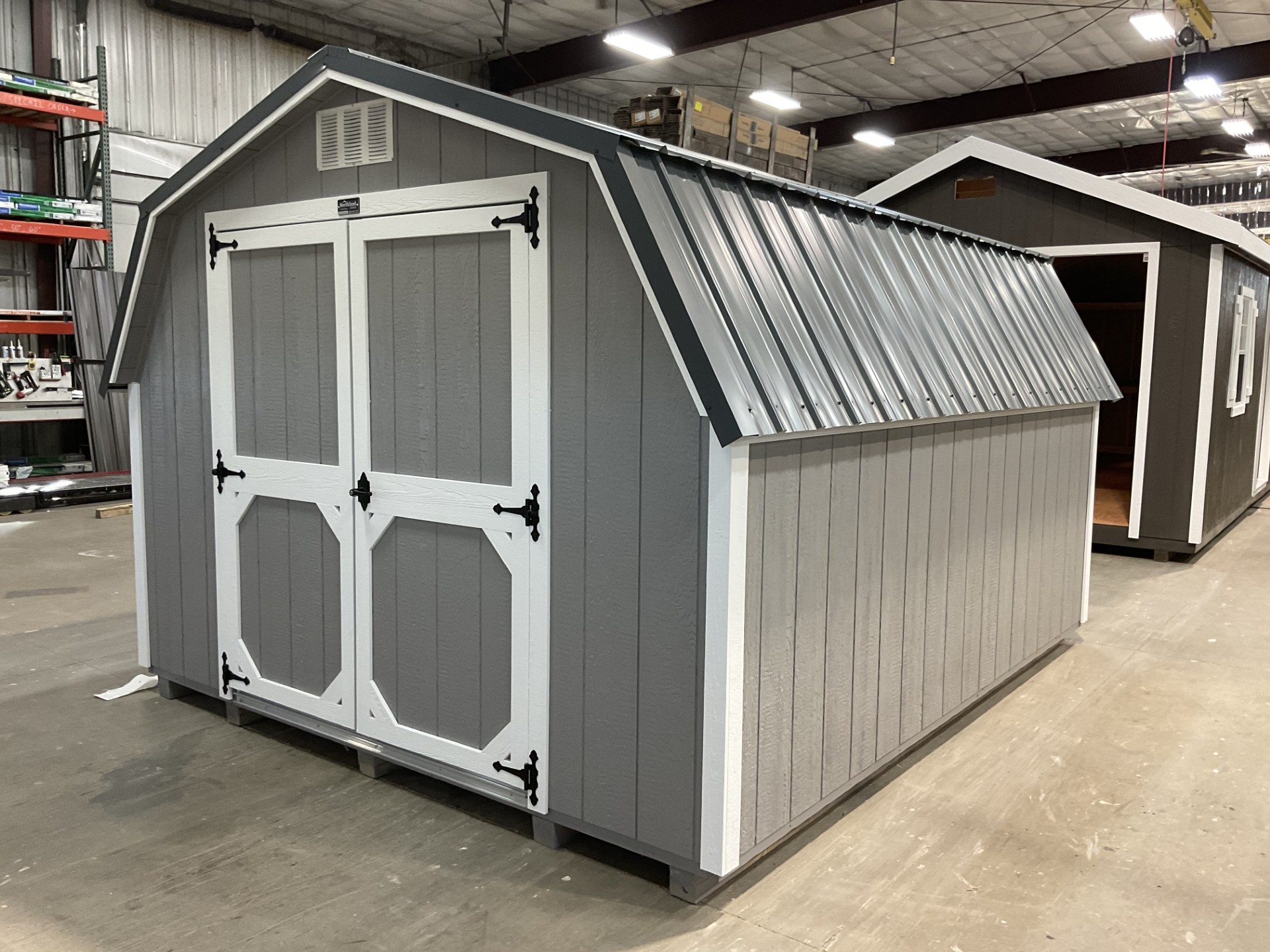 1*K様 ANOTHER OFFICE Santiago Officer Pan 10'x12' Low Barn Wood Panel Shed For Sale| #69749 | Northland Sheds