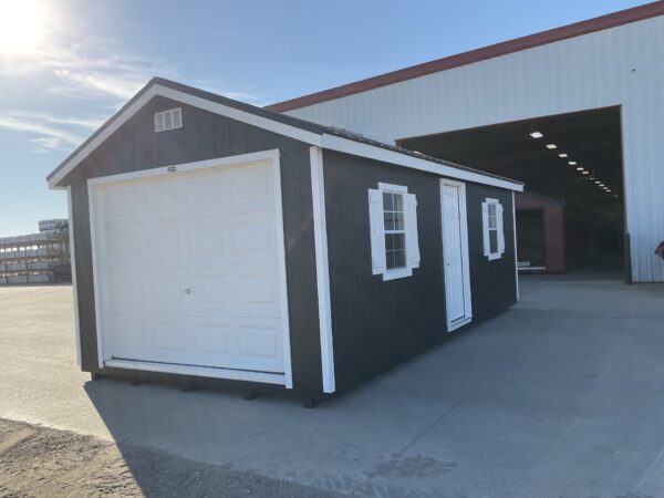 12'x24' Ranch Gable Wood Panel Garage