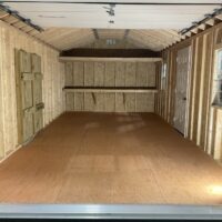 12'x24' Ranch Gable Wood Panel Garage