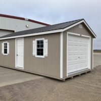 12'x24' Ranch Gable Wood Panel Garage