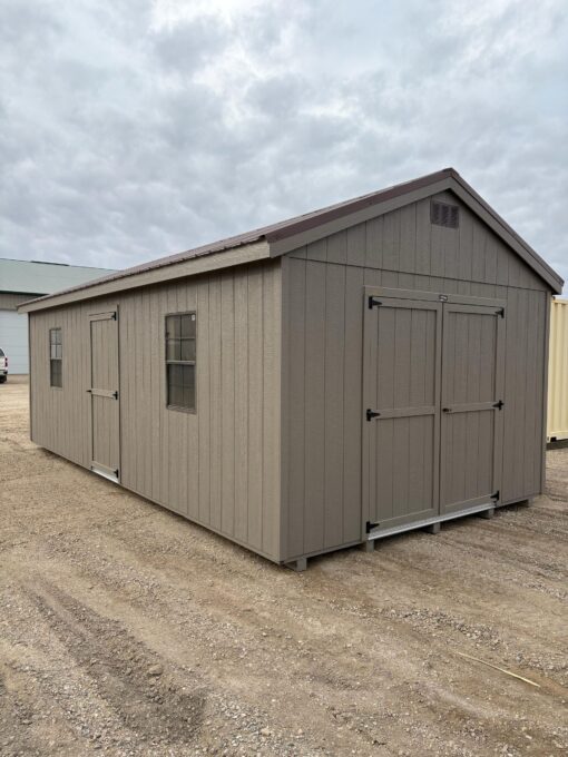 12'x24' Economy Ranch Gable Wood Shed