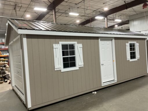 12'x24' Ranch Gable Wood Panel Garage