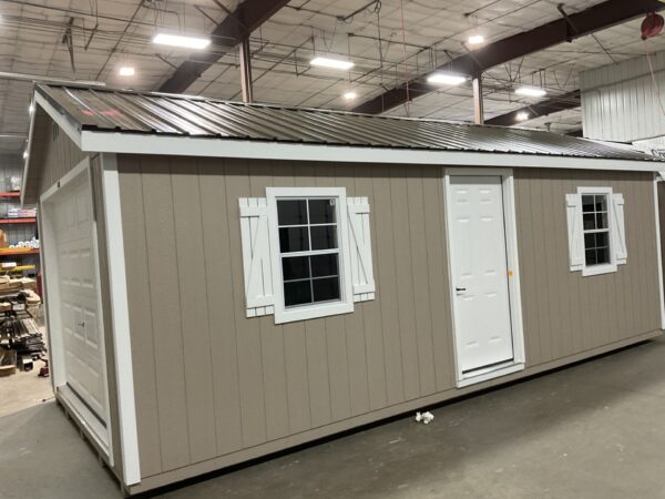 12'x24' Ranch Gable Wood Panel Garage