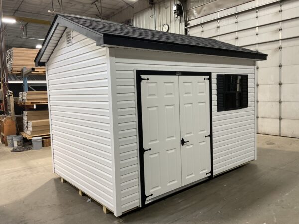 8'x12' Ranch Gable Vinyl Shed